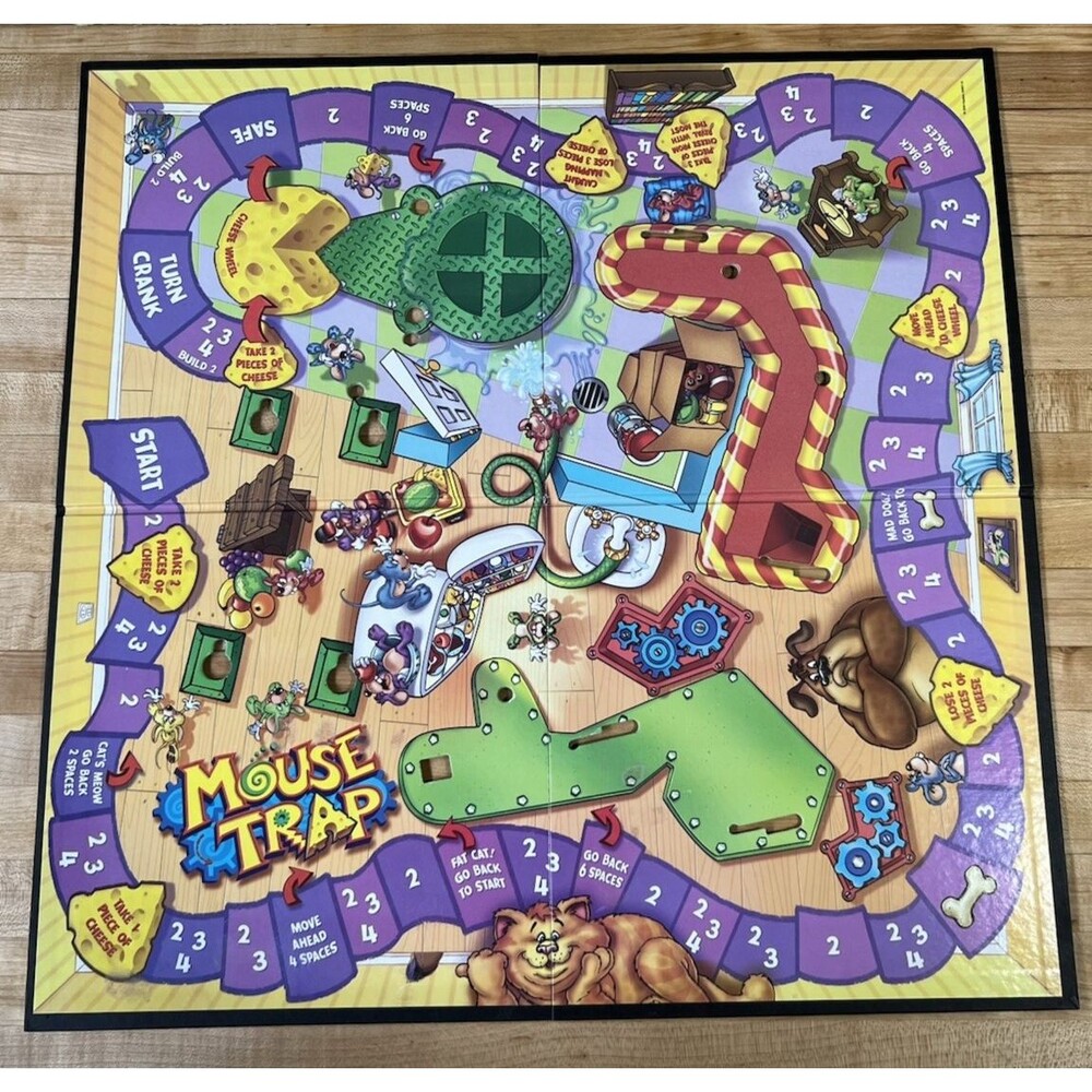 Hasbro 2004 Mouse Trap Game Replacement Game Board